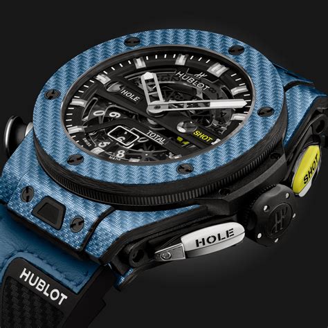 hublot unico golf blue carbon